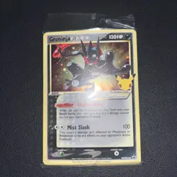 Greninja Gold Star SWSH144 Celebrations Ultra Rare Promo Pokemon Card * Sealed * - Image 1