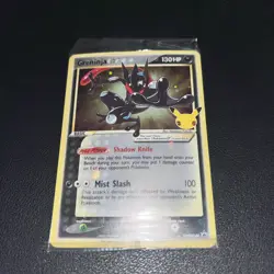 Greninja Gold Star SWSH144 Celebrations Ultra Rare Promo Pokemon Card * Sealed * - Image 2