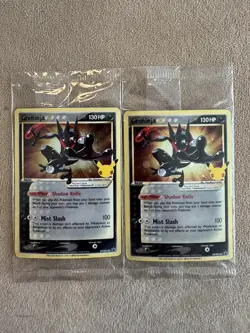 SEALED Greninja Gold Star Holo Promo Black Star SWSH144 Pokemon Celebrations - Image 1