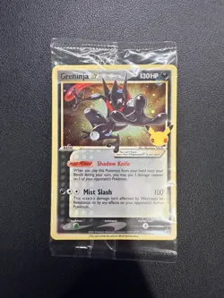 SEALED Greninja Gold Star SWSH144 Pokemon 25th Anniversary Celebrations Promo NM - Image 1