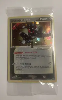 2021 Pokemon Celebrations Greninja Gold Star SWSH144 Black Star Promo - Sealed - Image 1