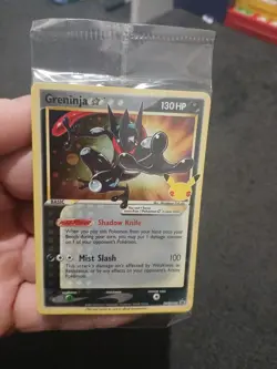 Greninja Gold Star SWSH144 Pokemon Celebrations SEALED ETB Promo NM/M - Image 2