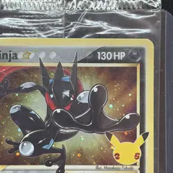Sealed Greninja Gold Star SWSH144 Black Star Promo Celebrations Pokemon NM - Image 3