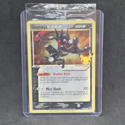 Sealed Greninja Gold Star SWSH144 Black Star Promo Celebrations Pokemon NM - Image 1