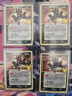 NM/LP 4x Greninja Gold Star SWSH144 Pokemon Celebrations Promo NOT SEALED - Image 1