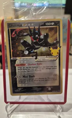 SEALED Greninja Gold Star SWSH144 Pokemon 25th Anniversary Celebrations Promo - Image 1