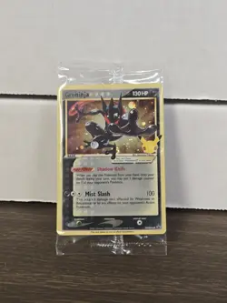 SEALED Pokemon Greninja Gold Star Holo Promo Black Star SWSH144 Celebrations - Image 1