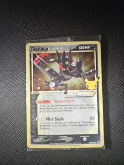 Greninja Gold Star SWSH144 Pokemon Celebrations ETB Promo SEALED 💫 - Image 1