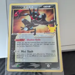 Pokemon Greninja TCG Gold Star Holo Card SWSH144 25th Celebrations Promo, Sealed - Image 2