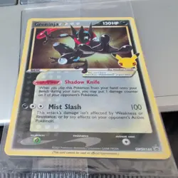 Pokemon Greninja TCG Gold Star Holo Card SWSH144 25th Celebrations Promo, Sealed - Image 3
