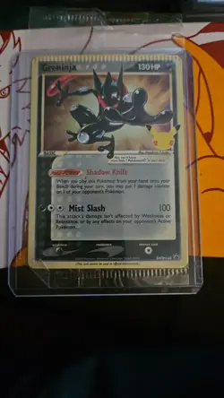 Pokemon Greninja TCG Gold Star SWSH144 25th Celebrations Promo - Sealed - Image 1