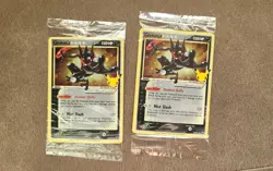 SEALED Pokemon Greninja Gold Star x 2 SWSH144 Celebrations 25th ETB Box Promo - Image 1