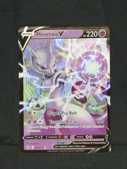 Mewtwo V 030/078 Pokemon GO Holo - Image 2