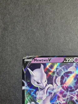 Mewtwo V 030/078 Pokemon GO Ultra Rare Holo Near Mint English Pokemon Card - Image 3