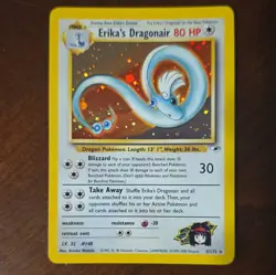 Wizards of the Coast Erika's Dragonair 4/132 Gym Heroes Holo Rare Unlimited - Image 1