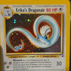 Wizards of the Coast Erika's Dragonair 4/132 Gym Heroes Holo Rare Unlimited - Image 3