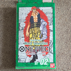 Bandai One Piece Card Game Starter Deck Worst Generation ST-02 English 61 Cards - Image 1