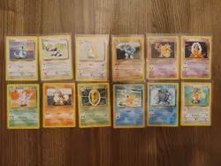 53 never played Vintage Pokemon TCG Base Set Unlimited bulk Cards - Image 2