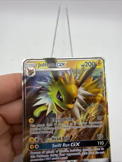 Jolteon GX SM173 Full Art Promo Pokemon Card Sun Moon Black Star Standard Size - Image 3