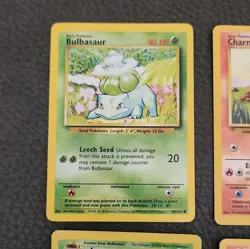 Pokemon TCG Base Set WOTC 1999 Lot 6 Cards Lightly Played Basic Stage 1 - Image 2