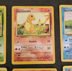 Pokemon TCG Base Set WOTC 1999 Lot 6 Cards Lightly Played Basic Stage 1 - Image 3
