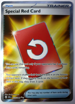 Special Red Card - Pokemon Chaos Rising - Ultra Rare - NM 113 - Image 1