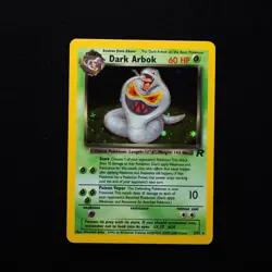 Dark Arbok 2/82 LP Team Rocket Holo Rare Pokemon TCG Card WOTC 2000 Misprint - Image 1