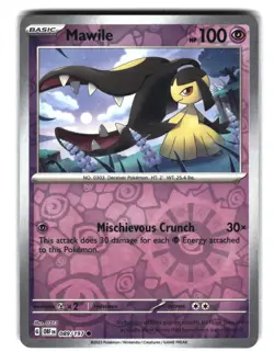 Mawile 089/197 Reverse Holo Obsidian Flames Pokemon Card - Image 1