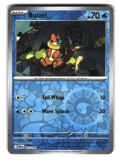 Buizel 057/182 Reverse Holo Common Drifting Drift DRI Pokemon Card - Image 1