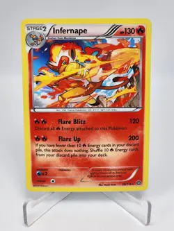 Infernape 20/114 2016 XY Steam Siege Pokemon Card TCG Holo - Image 1