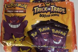 Nintendo Pokemon TCG BOOster Trick Or Trade Trading Card Game - 120 Cards NEW 820650850783 - Image 1