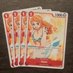 Nami ST01-007 One Piece TCG 4X Playset Card Game Eng - Image 1