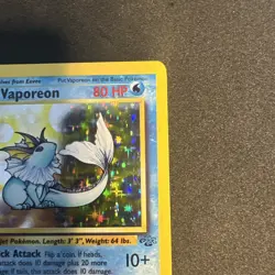 Vaporeon 12/64 Jungle Unlimited Holo Rare Pokemon Card - Image 4