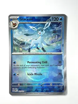 Glaceon Poke Ball Reverse Holo 025/131 Prismatic Evolutions English Pokemon TCG - Image 1