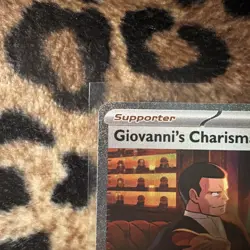 Giovanni's Charisma - 204/165 - 151 - Special Illustration Rare Pokemon Card - Image 2
