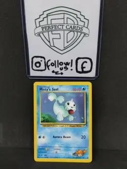 POKEMON GYM HEROES UNLIMITED MISTY'S SEEL COMMON 88/132 NM - Image 1