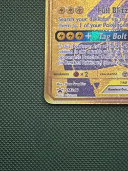 Pokemon TCG Black Star Promo Pikachu Zekrom Tag Team Gold GX SM248 - Image 3