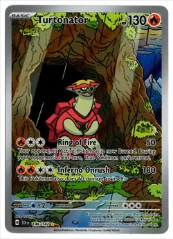 [0143] Near Mint Pokemon Stellar Crown 146/142 Turtonator - Image 1