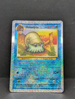 Omanyte 57/110 Legendary Collection Reverse Holo Rare Vintage Pokemon TCG MP - Image 3