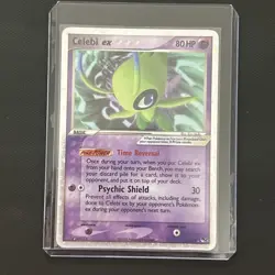 Pokemon Card TCG Celebi ex Holo Rare 17/17 Pop Series 2 2005 Vintage - Image 1