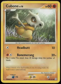 Cubone 90/146 HP Legends Awakened Common Pokemon - Image 1
