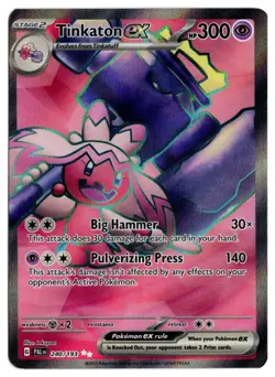 [0229] NEAR MINT Pokemon Paldea Evolved 240/193 Tinkaton ex - Image 1