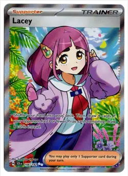 [0162] Near Mint Pokemon Stellar Crown 166/142 Lacey - Image 1