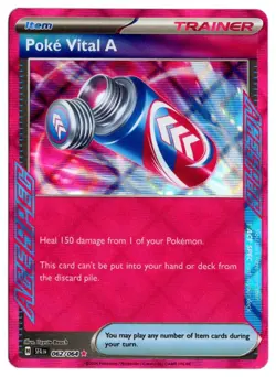 [0442] NEAR MINT Pokemon Shrouded Fable 062/064 Poke Vital A ACE - Image 1