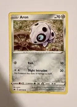 ARON 087/159 COMMON CROWN ZENITH POKEMON NM/M - Image 1