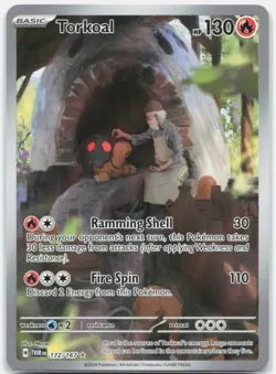 Torkoal 172/167 Illustration Rare Twilight Masquerade Pokemon Near Mint - Image 1