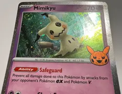 Pokemon TCG Trick or Trade 2024 - Mimikyu - Cosmos Holo Swirl - 037/091 - NM - Image 3