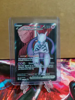 Pokemon TCG Team Rockets Mewtwo EX 213/182 - Image 1