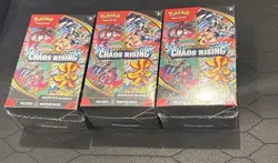 Pokemon TCG 3 Chaos Rising Booster Bundle Box’s FACTORY SEALED - Image 1