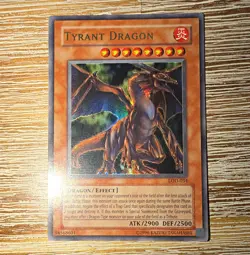 Konami Yu-Gi-Oh! Tyrant Dragon LOD-034 Ultra Rare Holo Unlimited 2900/2500 - Image 1
